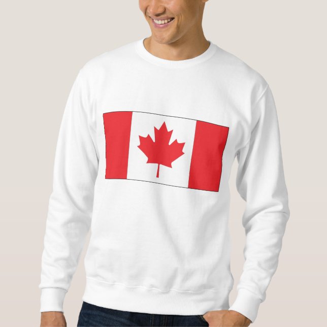 Sweatshirt Drapeau du Canada (Devant)