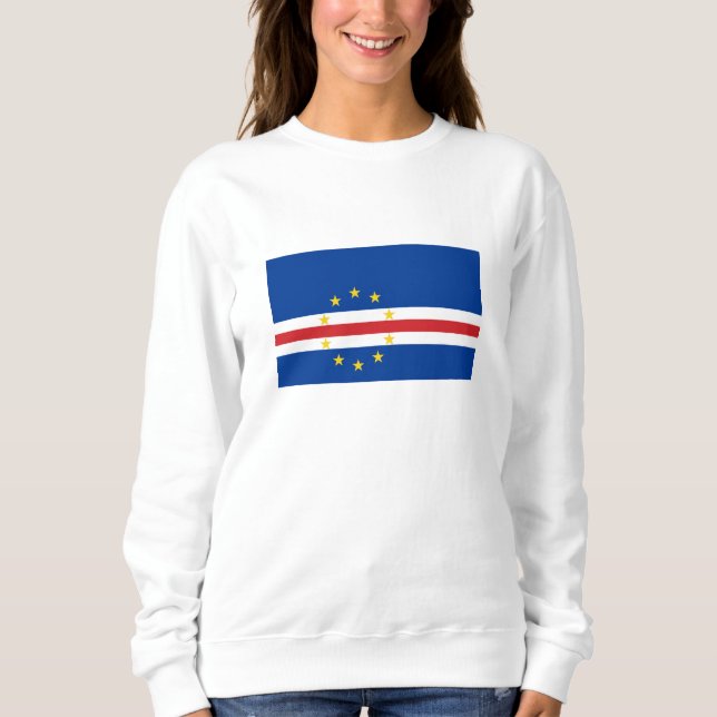 Sweatshirt Drapeau du Cap-Vert (Devant)