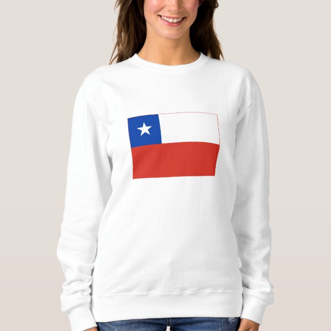 Sweatshirt Drapeau du Chili (Devant)