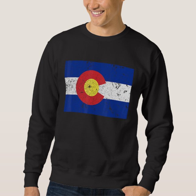Sweatshirt Drapeau du Colorado (Devant)