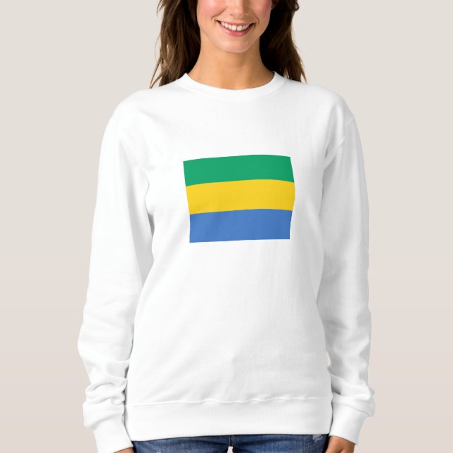 Sweatshirt Drapeau du Gabon (Devant)