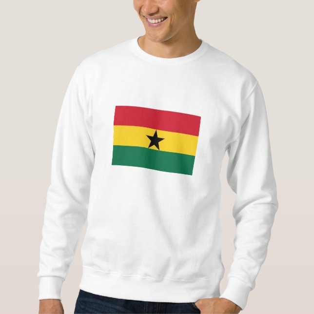 Sweatshirt Drapeau du Ghana (Devant)