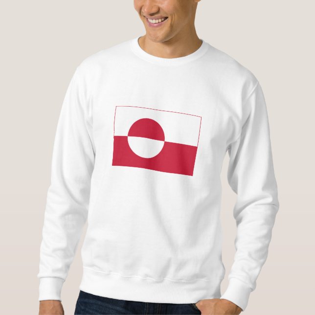 Sweatshirt Drapeau du Groenland (Devant)