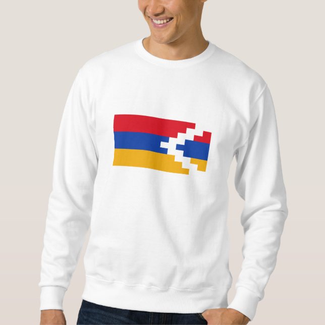 Sweatshirt Drapeau du Haut-Karabagh (Devant)