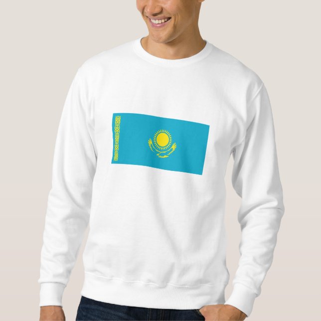 Sweatshirt Drapeau du Kazakhstan (Devant)