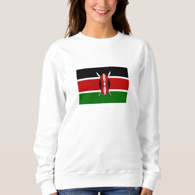 Sweatshirt Drapeau du Kenya (Devant)