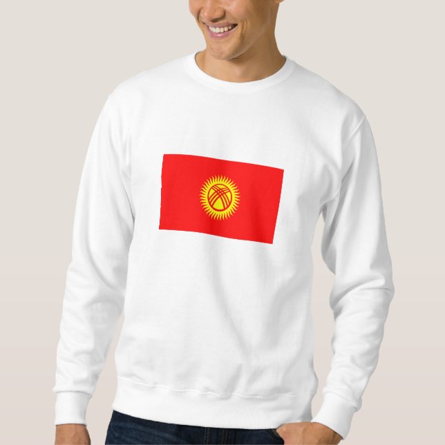 Sweatshirt Drapeau du Kirghizistan (Devant)