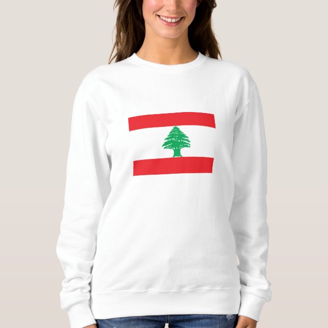 Sweatshirt Drapeau du Liban (Devant)