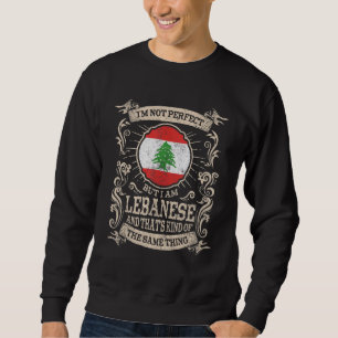 Sweatshirt Drapeau du Liban Hommes et femmes libanais fiers 1