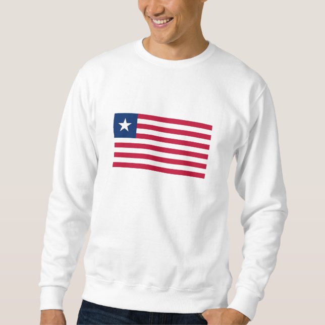 Sweatshirt Drapeau du Libéria (Devant)