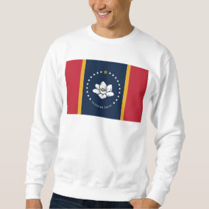 Sweatshirt Drapeau du Mississippi - Nouveau Drapeau de Magnol