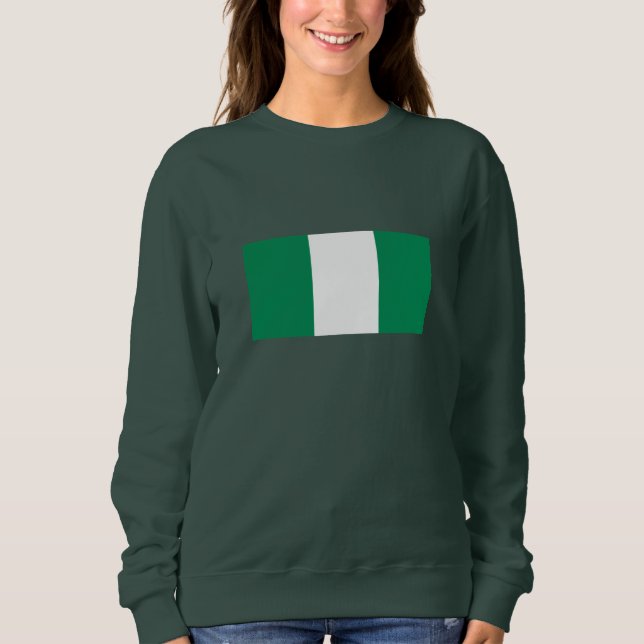 Sweatshirt Drapeau du Nigeria (Devant)