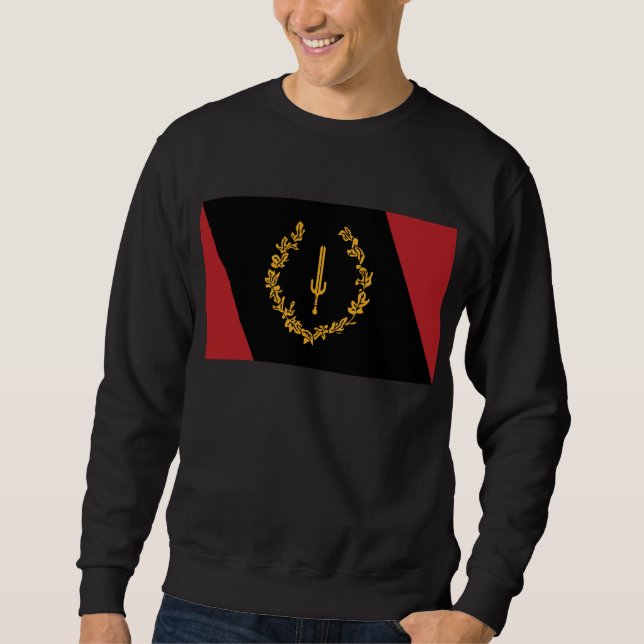 Sweatshirt Drapeau du patrimoine des Noirs américains (Devant)