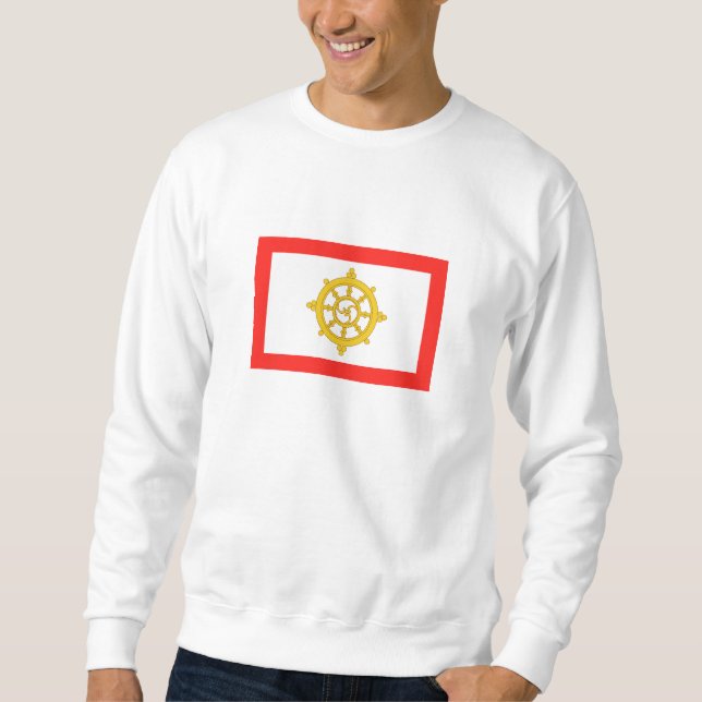 Sweatshirt Drapeau du Royaume de Sikkim (Devant)