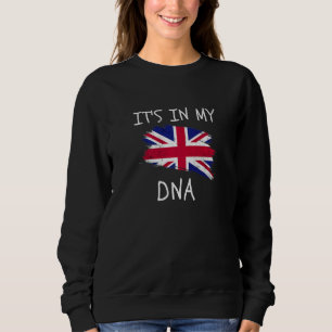 Sweatshirt Drapeau du Royaume-Uni C'est dans mon ADN Patrioti