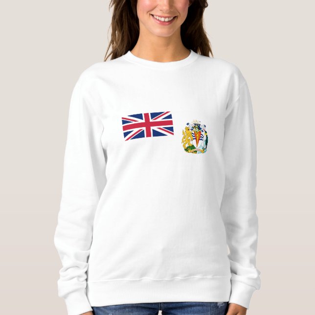 Sweatshirt Drapeau du Territoire antarctique britannique (Devant)