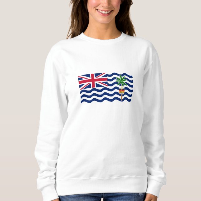 Sweatshirt Drapeau du Territoire britannique de l'océan Indie (Devant)