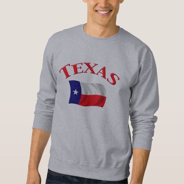 Sweatshirt Drapeau du Texas (Devant)