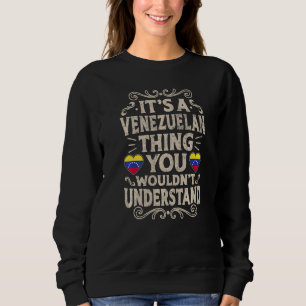 Sweatshirt Drapeau du Vénézuela Hommes et femmes vénézuéliens