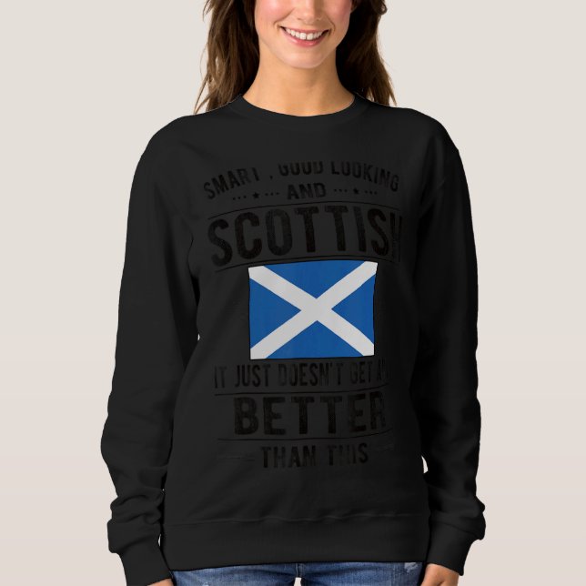 Sweatshirt Drapeau écossais bon look Scotland Scottish Roots (Devant)