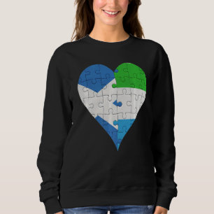 Sweatshirt Drapeau écossais de la Sierra Léone
