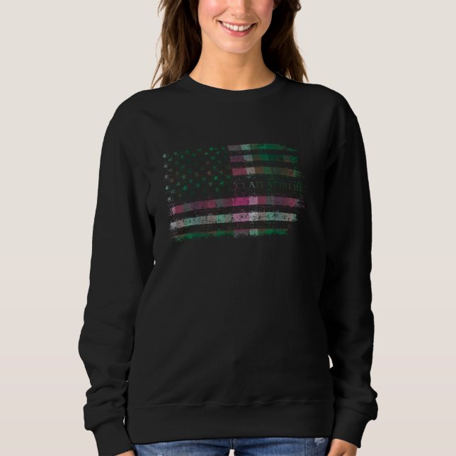 Sweatshirt Drapeau écossais écossais Clan Stirling (Devant)