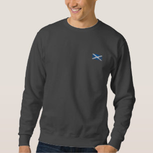 Sweatshirt Drapeau écossais grunge