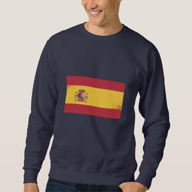 Sweatshirt Drapeau Espagne (Devant)
