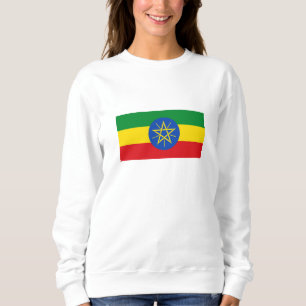 Sweatshirt Drapeau Éthiopie