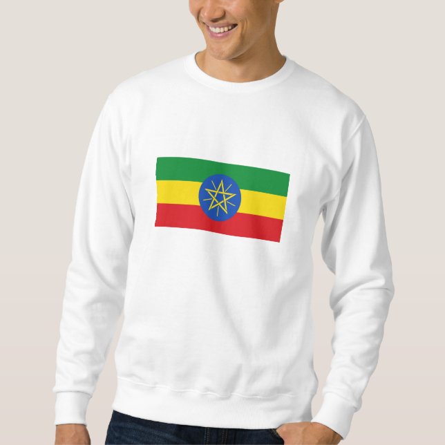 Sweatshirt Drapeau Éthiopie (Devant)