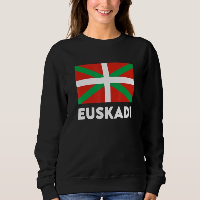 Sweatshirt Drapeau Euskadi Drapeau du Pays basque (Devant)