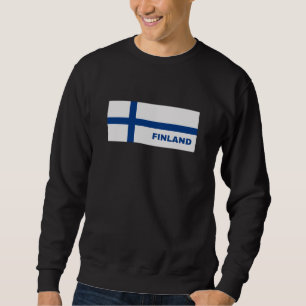 Sweatshirt Drapeau finlandais en Finlande
