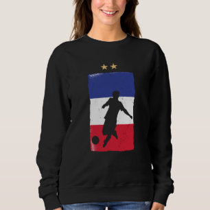 Sweatshirt Drapeau français du drapeau français du maillot de