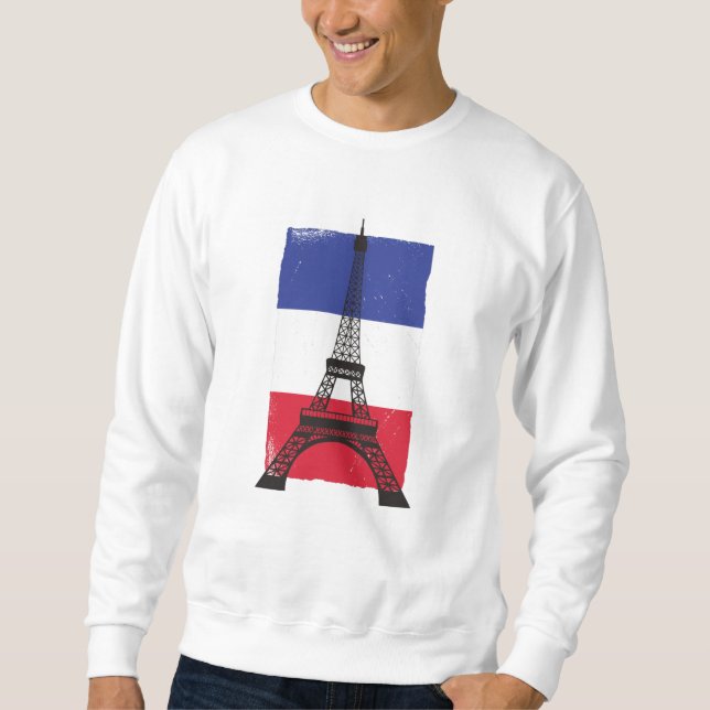 Sweatshirt Drapeau français France (Devant)