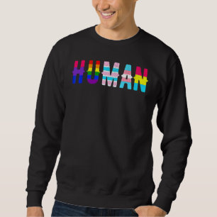 Sweatshirt Drapeau Gay pride Humain Cute Lgbtq Arc En Ciel Po