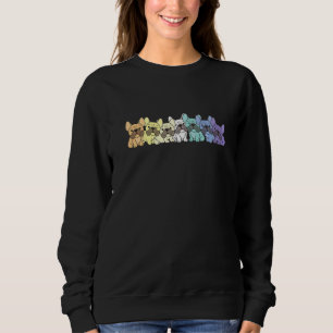 Sweatshirt Drapeau Genderfaun Fierté Lgbtq Chiens Bouledogue