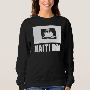 Sweatshirt Drapeau haïtien papa