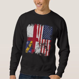 Sweatshirt Drapeau Herm USA - Demi-Américain