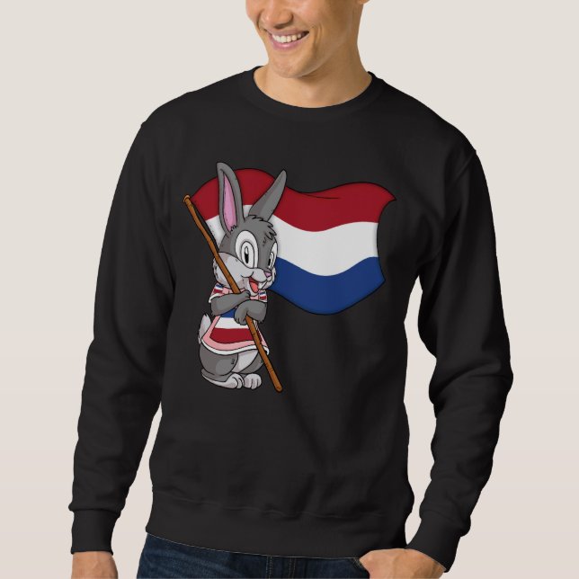 Sweatshirt Drapeau hollandais de Pays-Bas (Devant)