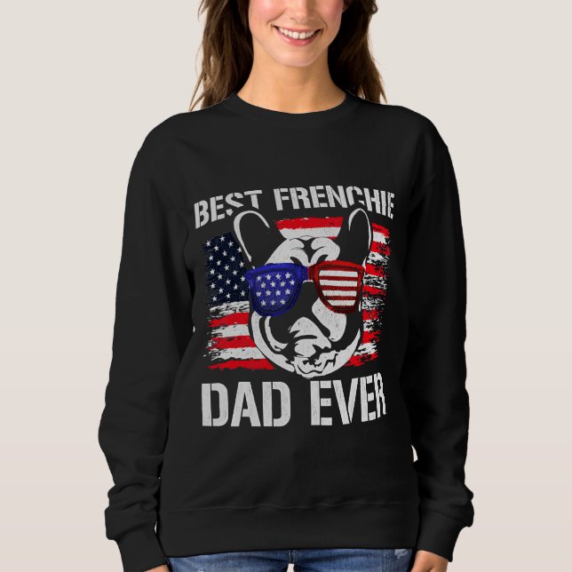 Sweatshirt Drapeau Hommes Français Bulldog (Devant)