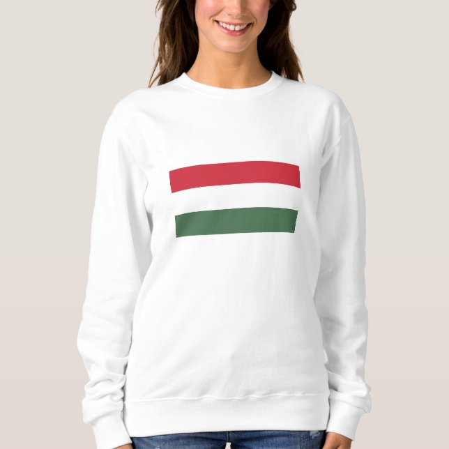 Sweatshirt Drapeau Hongrie (Devant)