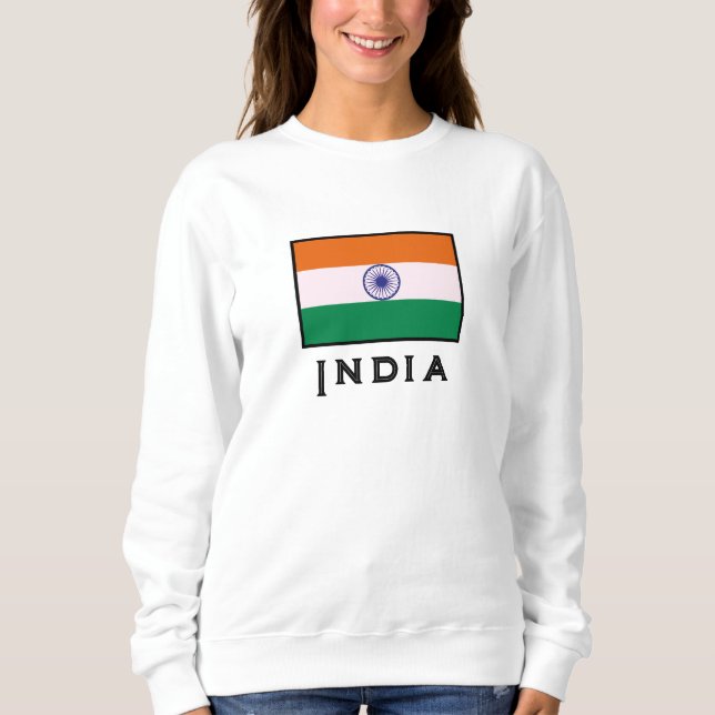 Sweatshirt Drapeau indien Tricolor Tiranga (Devant)