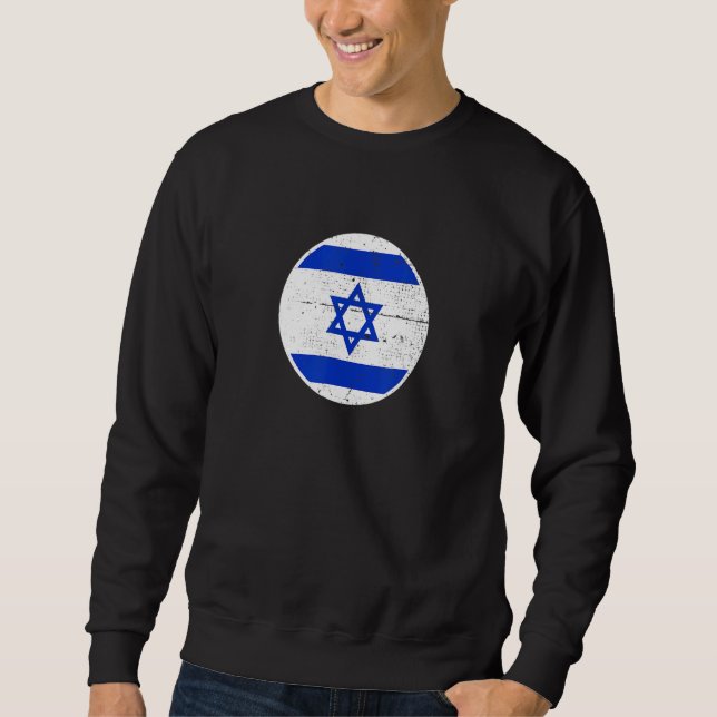 Sweatshirt Drapeau israélien fier d'Israël 5 (Devant)