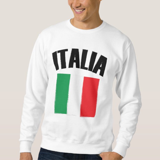 Sweatshirt Drapeau Italie (Devant)