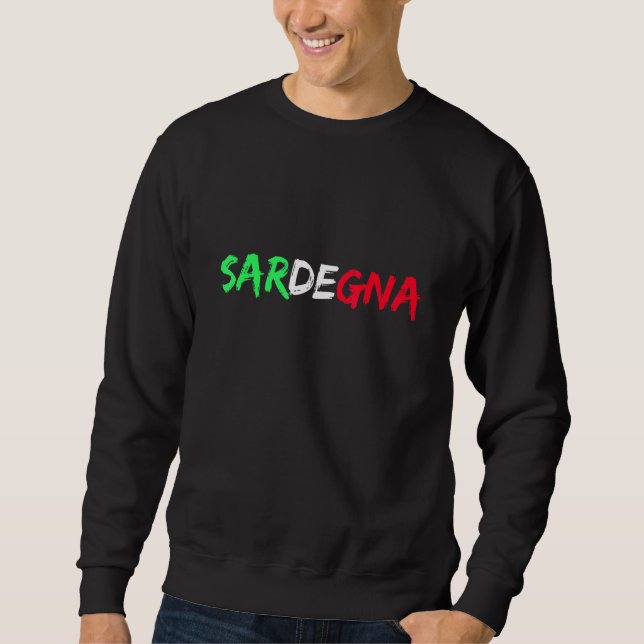 Sweatshirt Drapeau Italien Région De Sardegna (Devant)