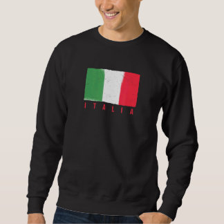 Sweatshirt Drapeau italien vintage Italia 2 juin Drapeau ital
