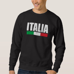 Sweatshirt Drapeau italien Vintage Italie
