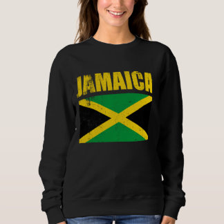 Sweatshirt Drapeau Jamaïque T-shirt Cool Drapeaux jamaïcains 