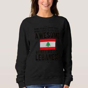 Sweatshirt Drapeau libanais incroyable Racines libanaises