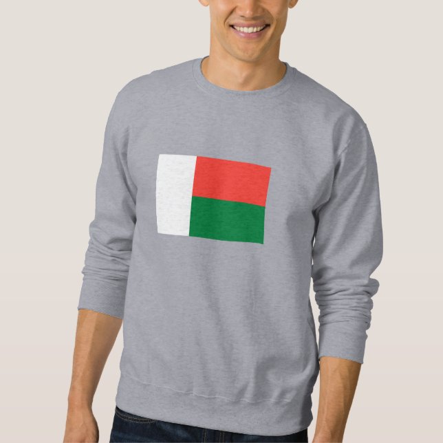Sweatshirt Drapeau Madagascar (Devant)